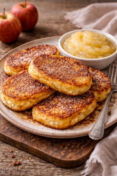 Arme-Ritter-mit-Apfelkompott