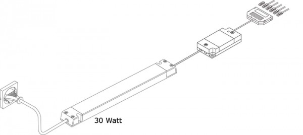 Emotion Folgeset, ohne FB, 30 Watt inkl. 30W Kon.OHNE Fernbedienung