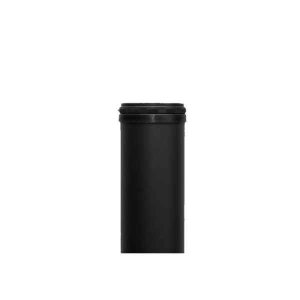 Stützfuß, Höhe 705mm Durchmesser 60 mm höhenverstellbar, schwarz matt