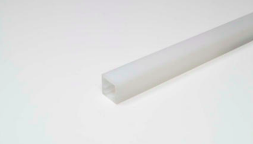 LED Leuchtenprofil Fineline 14x14 mm mit DKB Kst.transparent L:2000 mm