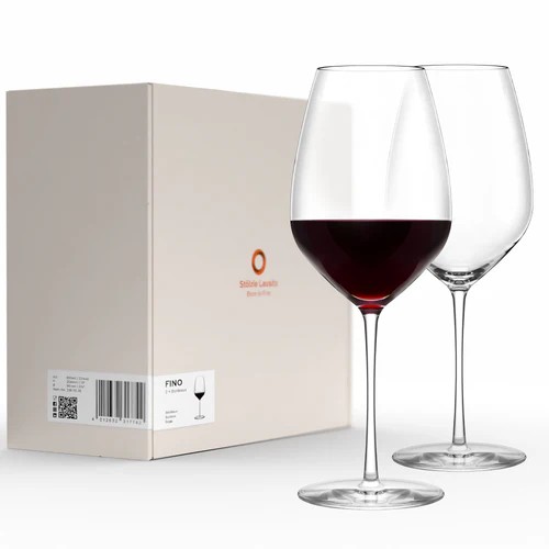Stölzle Lausitz Fino Rotweinglas 545 ml 2er Set – Prestige Line Kristallglas