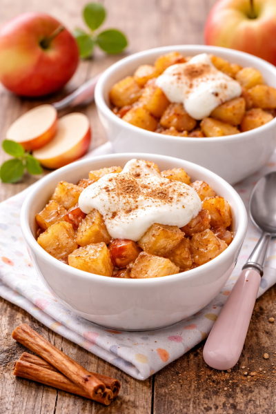 Warmes-Kinderdessert