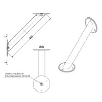 Vorschau: Schräge Wandkonsole RWK schwarz Vorschau: Schräge Wandkonsole RWK schwarz