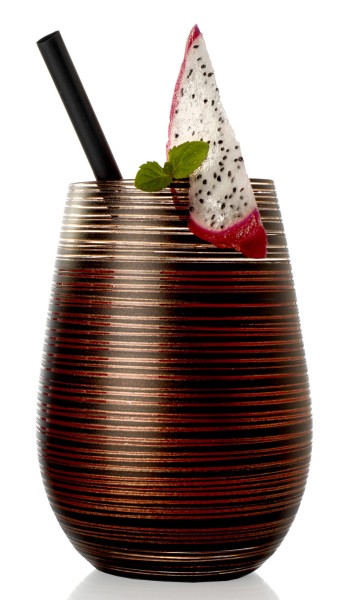 Becher/ Tumbler-Schwarz-Bronze/ Black-Bronze-Twister