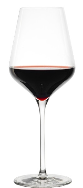 Quatrophil Rotweinglas 6er Set aus Kristallglas