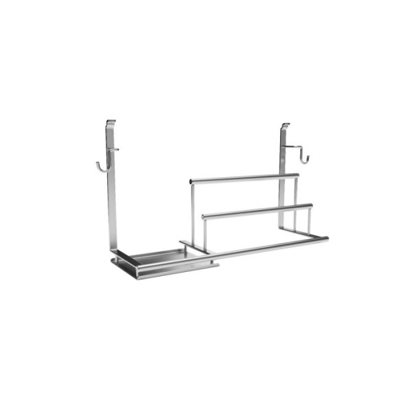 Spülutensilienhalter Linero Style, Edelstahloptik B501 x T150 x H275mm