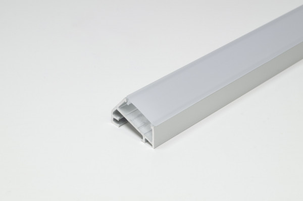 LED Leuchtenprofil Porto 3 23x15 Aufbau, Aluminium EV1 L: 3000 mm