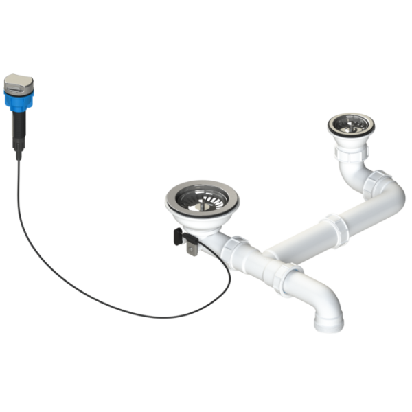 Ab-/Überlaufgarnitur ohne Excenter – passend für Victory Granitspüle S1000