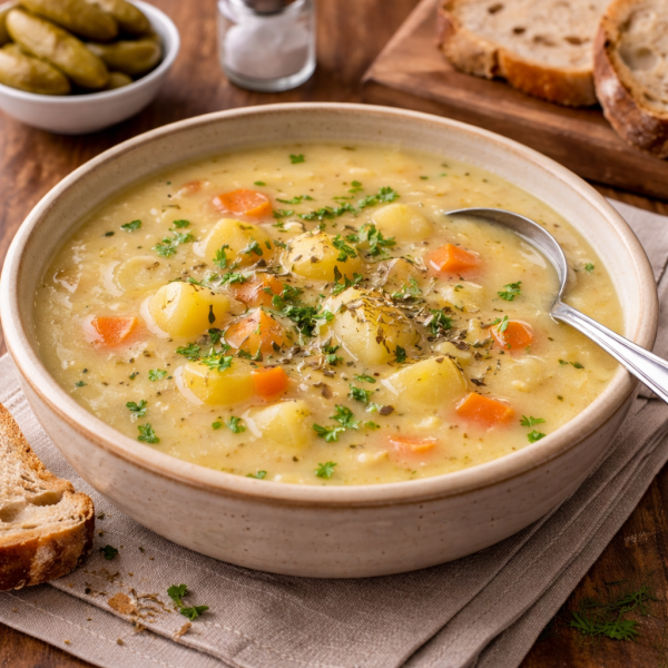 Kartoffelsuppe-mit-Brot