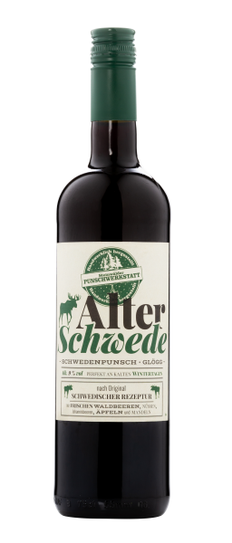 Alter Schwede-Schwedenpunsch 0,75L; 9%vol. Karton mit 6 Flaschen