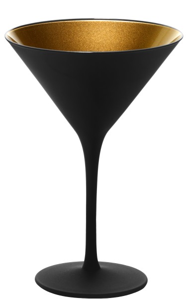 Cocktailschale-Schwarz-Gold Black-Gold-Elements