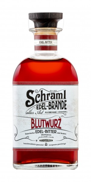 Blutwurz 40Vol%, 0,5 L- Bayerischer Edel-Bitter/ Karton mit 6 Flaschen