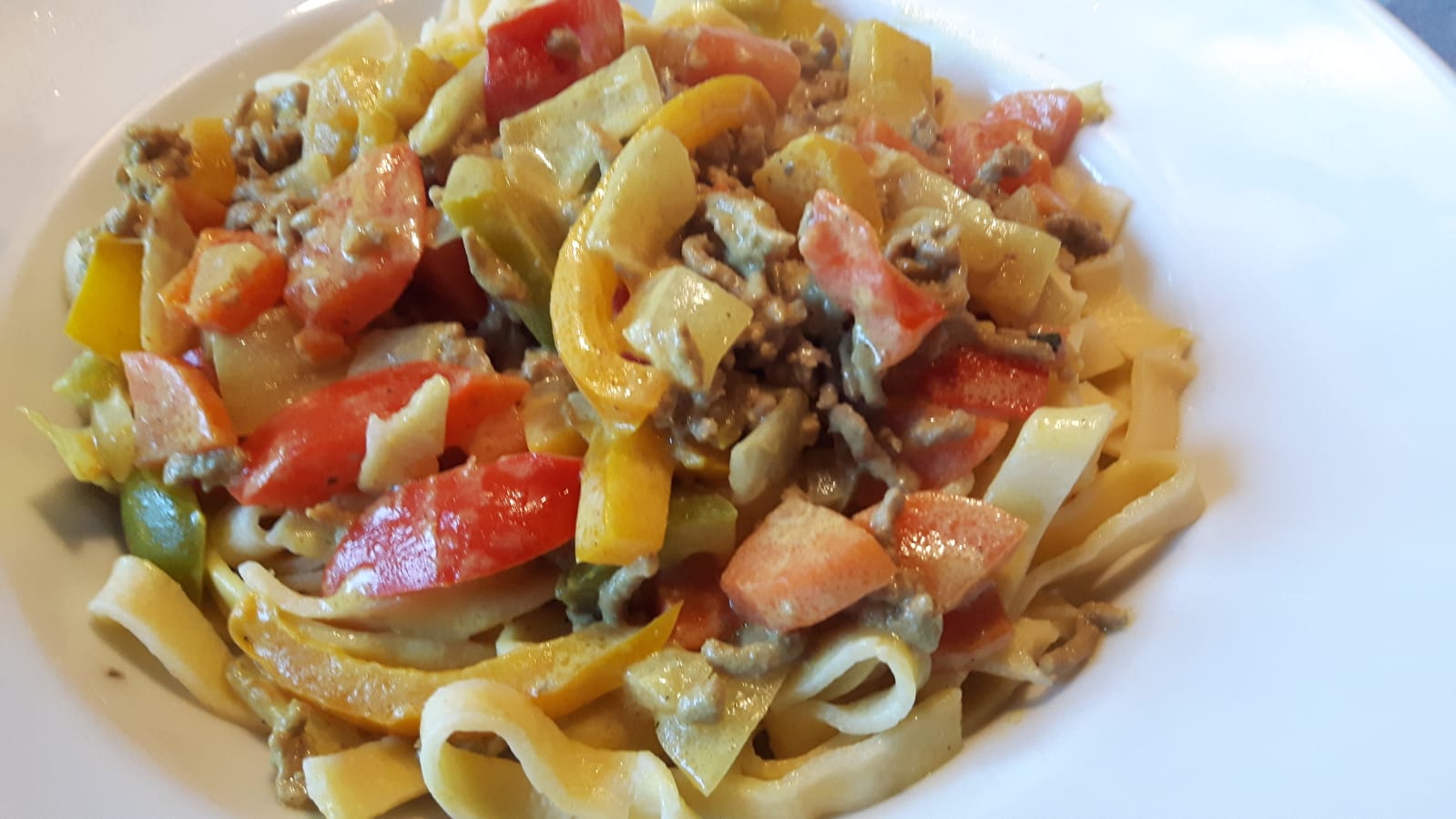 Vorschau: Tagiatelle-mit-Hackfleisch