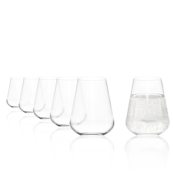 Stölzle Lausitz Wasserbecher Q1 mundgeblasen 6er Set