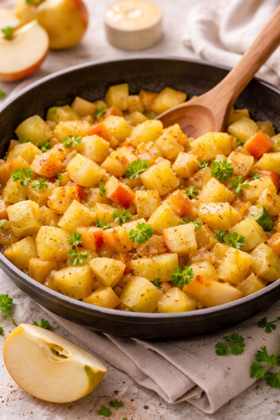 Kartoffel-Apfel-Pfanne