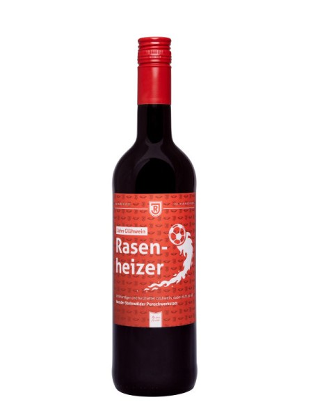 Jahn Glühwein "Rasenheizer" 9% vol/ 0,75l/ Karton mit 6 Flaschen
