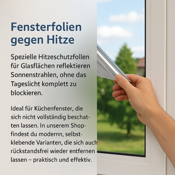 Hitze-Fensterfolie