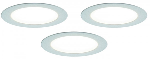 LED Einbauleuchte, 3er Set, Touchsensor 2,5 W je Stahler, NW, Kon 30W