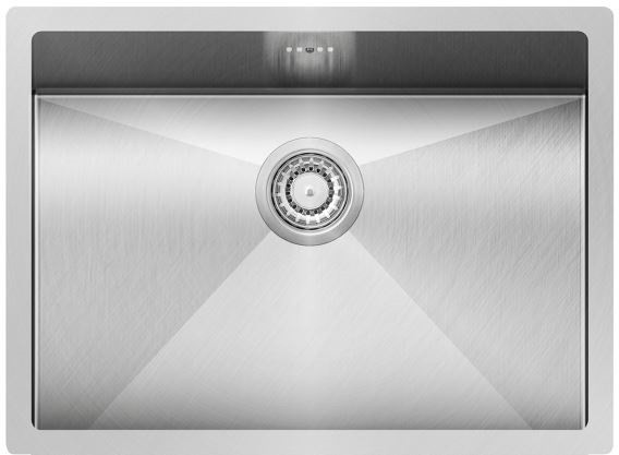 Edelstahl-Unterbauspüle 590x450x220 mit Siebkorb