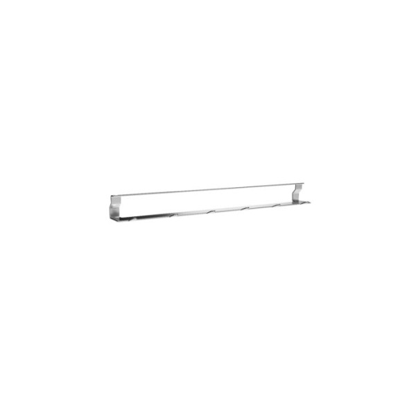 Hakenleiste 6Haken Linero Style, Edelstahloptik B380 x T51 x H37,4mm