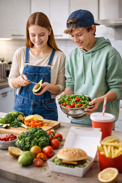 Gesunde-Ernahrung-fur-Jugendliche-Zwischen-Freiheit-Fast-Food-und-Alltag-in-der-Kuche