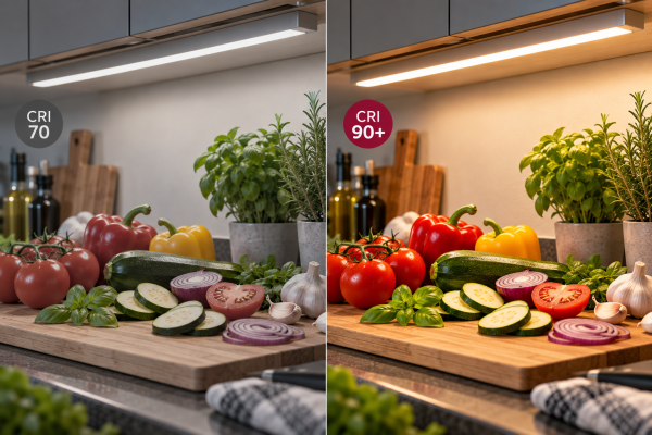 CRI-70-vs-CRI-90-_-Kuchenlicht-im-Vergleich