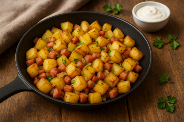 Kartoffelpfanne-mit-Speck