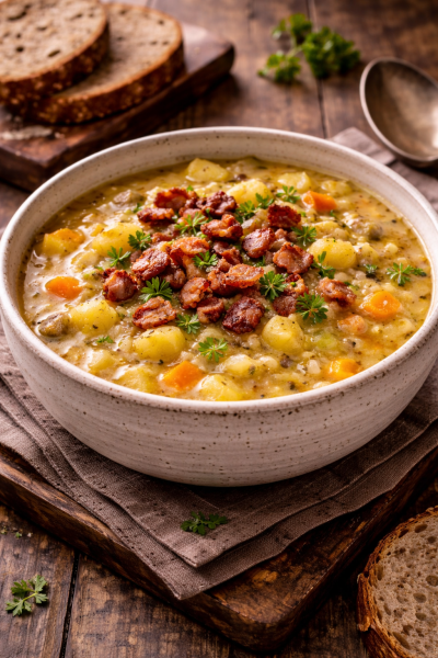 Kartoffelsuppe-mit-Speck