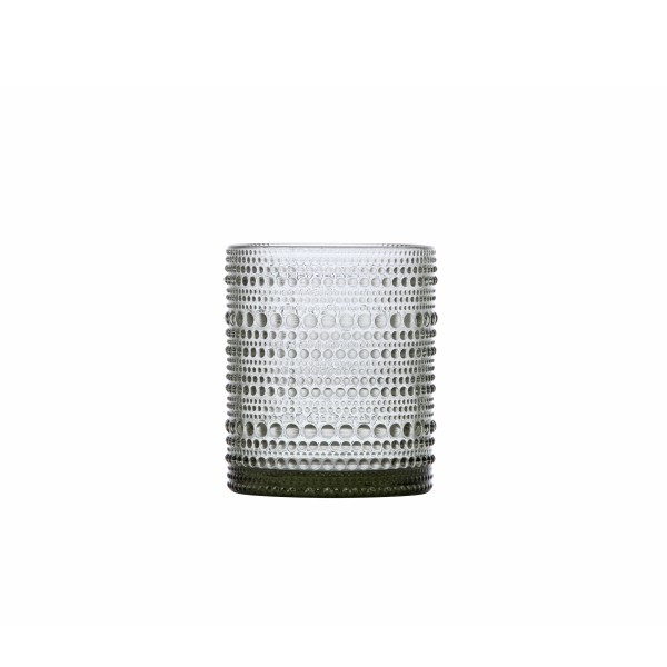 D&V Jupiter Smoke Grey DOF Glass 10oz (.30L) 7.5x9.5cm