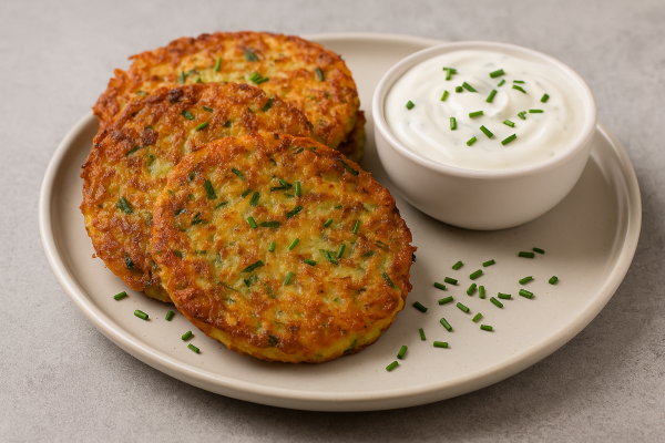 Schnittlauchpuffer