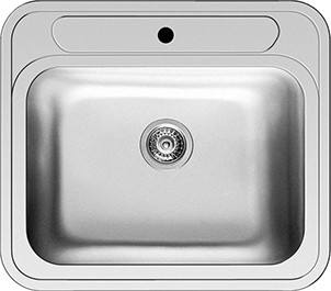 Edelstahl Einbauspüle ATRIA 575x505x190 mm