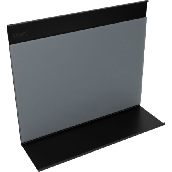 Memoboard Linero MosaiQ, tiefschwarz B350 x T110 x H300mm, tiefschwarz