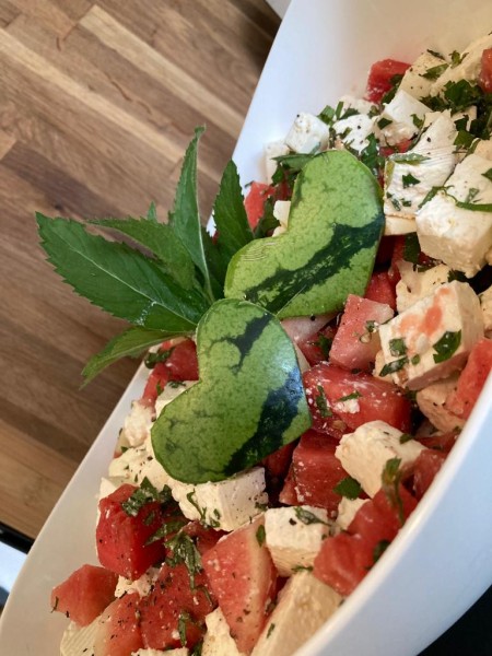 Wassermelonen-Salat