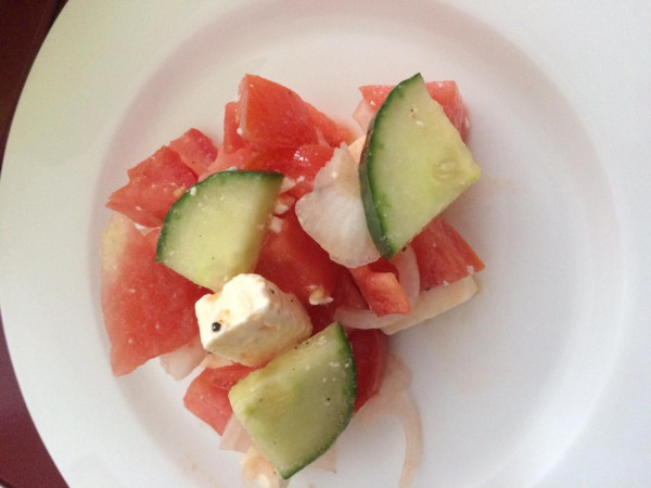 Wassermelonensalat