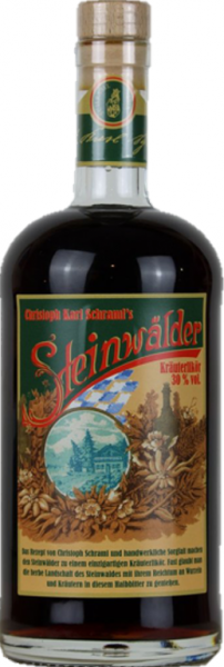 Original Steinwälder Kräuterlikör 30 vol.% 0,7 L- Karton mit 6 Flaschen