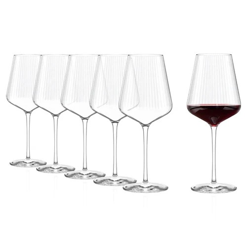 Stölzle Lausitz Symphony Rotweinglas 570 ml 6er Set – Prestige Line Kristallglas