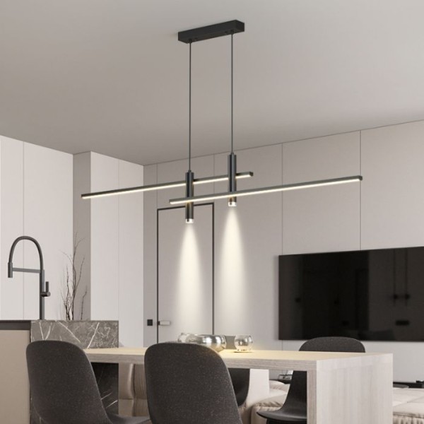 Lumina Pendelleuchte Emotion 1200 mm, schwarz 31W
