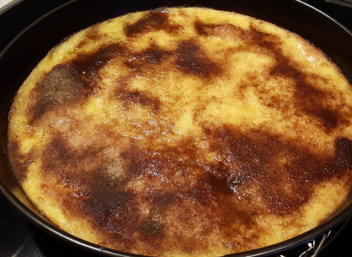 Hefekuchen mit einer Decke aus Ei | Backen | Rezepte | Deine Traumküche
