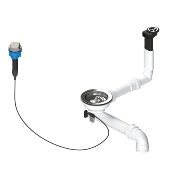 Ab-/Überlaufgarnitur ohne Excenter – passend für Victory Granitspülen S-VEL860 & SR860