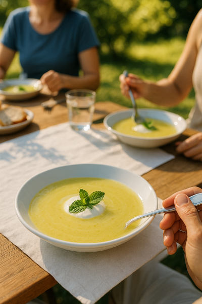 Klarapfelsuppe