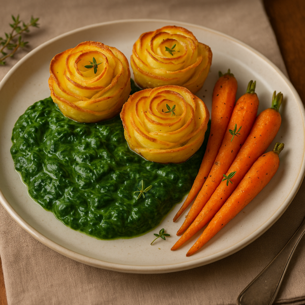 Winterliche-Kartoffel-Rosen-mit-Rahmspinat