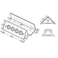 Vorschau: Ecksteckdose Typ ST3007/320 Schwarz – 4 Steckdosen, 2000 mm Anschlussleitung, Vorschau: Ecksteckdose Typ ST3007/320 Schwarz – 4 Steckdosen, 2000 mm Anschlussleitung,