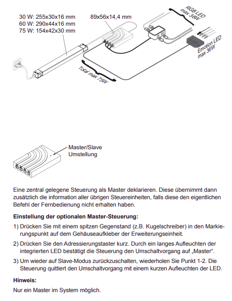 4-Kanal Steuerung L&S Emotion Bielefeld 12 / 24 V