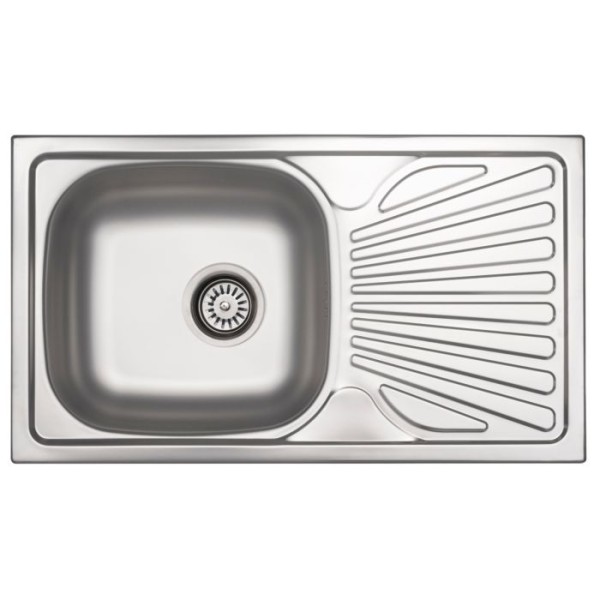 Edelstahlspüle Pisa, reversivel, 760x435 mm,
