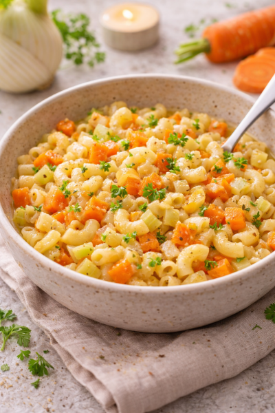 Milde-Nudelpfanne-mit-Karotte-Fenchel