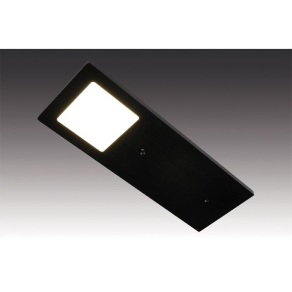 5er LED ECO-Pad F-Set schwarz geb., inkl. Trafo
