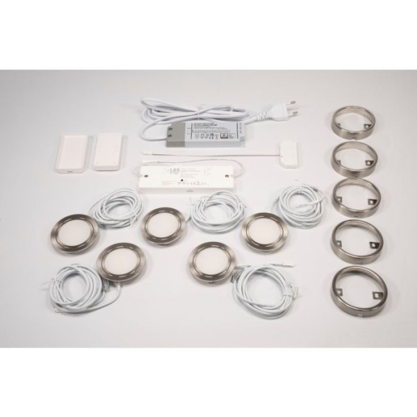 Chip HE 58 - flacher LED Einbau-Spot- 5er Set 5x2,5 W