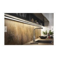 Modena LED-Unterbauleuchte 450 mm Schwarz, 8 W, neutralweiß (4000 K), flach, energieeffizient Modena LED-Unterbauleuchte 450 mm Schwarz, 8 W, neutralweiß (4000 K), flach, energieeffizient