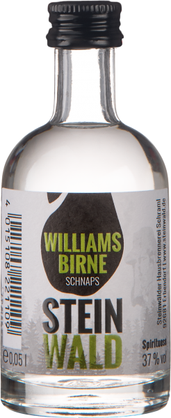 Williamsbirnenschnaps 37%vol., 0, 05 L - Karton 20 Flaschen
