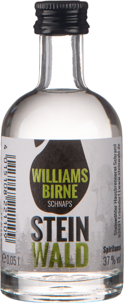 Williamsbirnenschnaps 37%vol., 0, 05 L